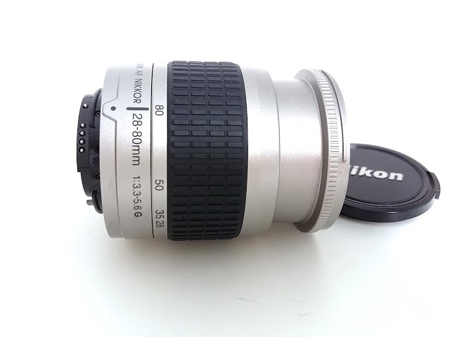 NIKON AF NIKKOR 28-80mm F3.3-5.6 G F-Mount Auto Focus Zoom Lens