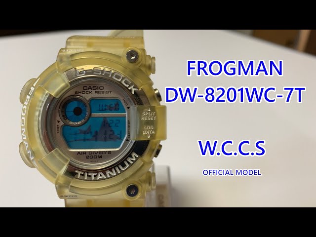 FROGMAN DW-8201WC-7T CASIO G-SHOCK - YouTube
