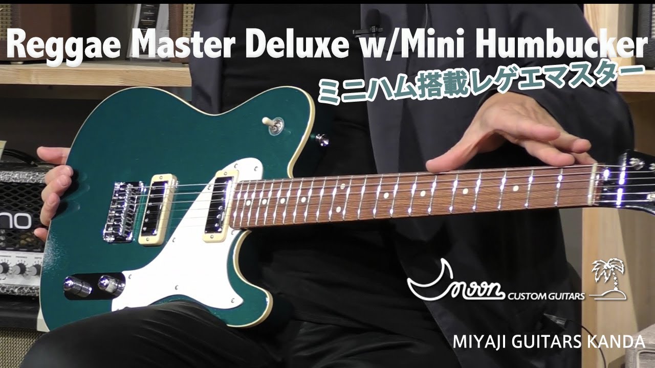 Moon RM-MH II Reggae Master Deluxe w/Mini Humbucker (Blue