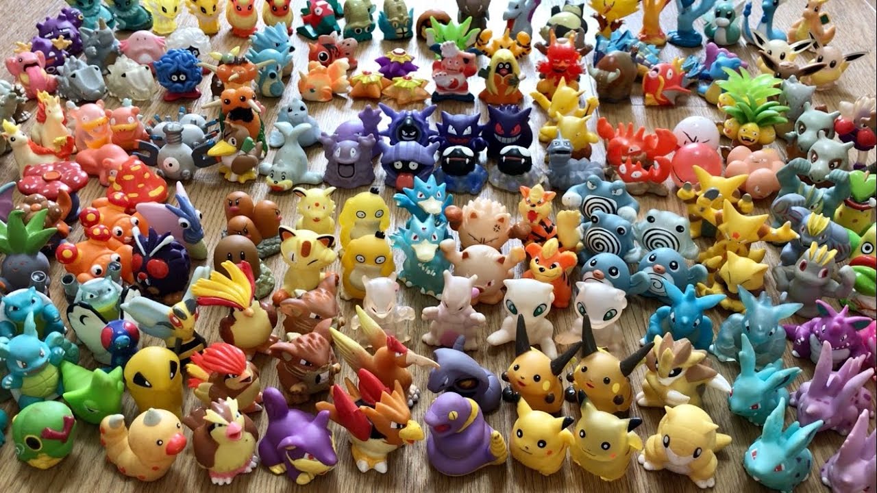 初代151匹のポケモンを指人形で全紹介【前編】 - YouTube