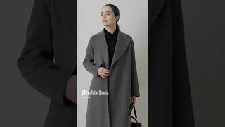 マックスマーラ コート ポルド ベルト付き グレー レディース Max Mara