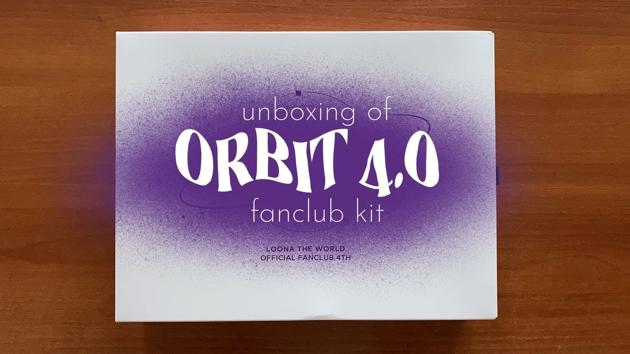 ₊˚ᨳ orbit 4.0 | loona fanclub kit unboxing ഒ˚₊ - YouTube
