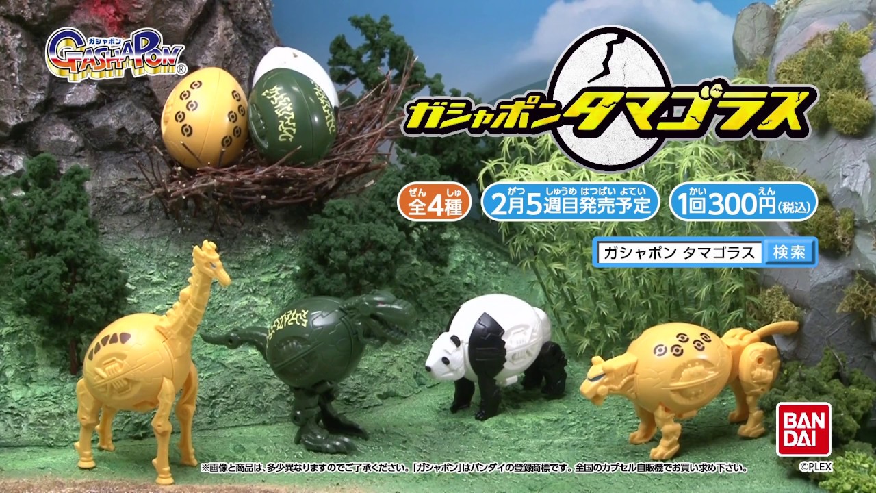 ガシャポン タマゴラスPV - YouTube