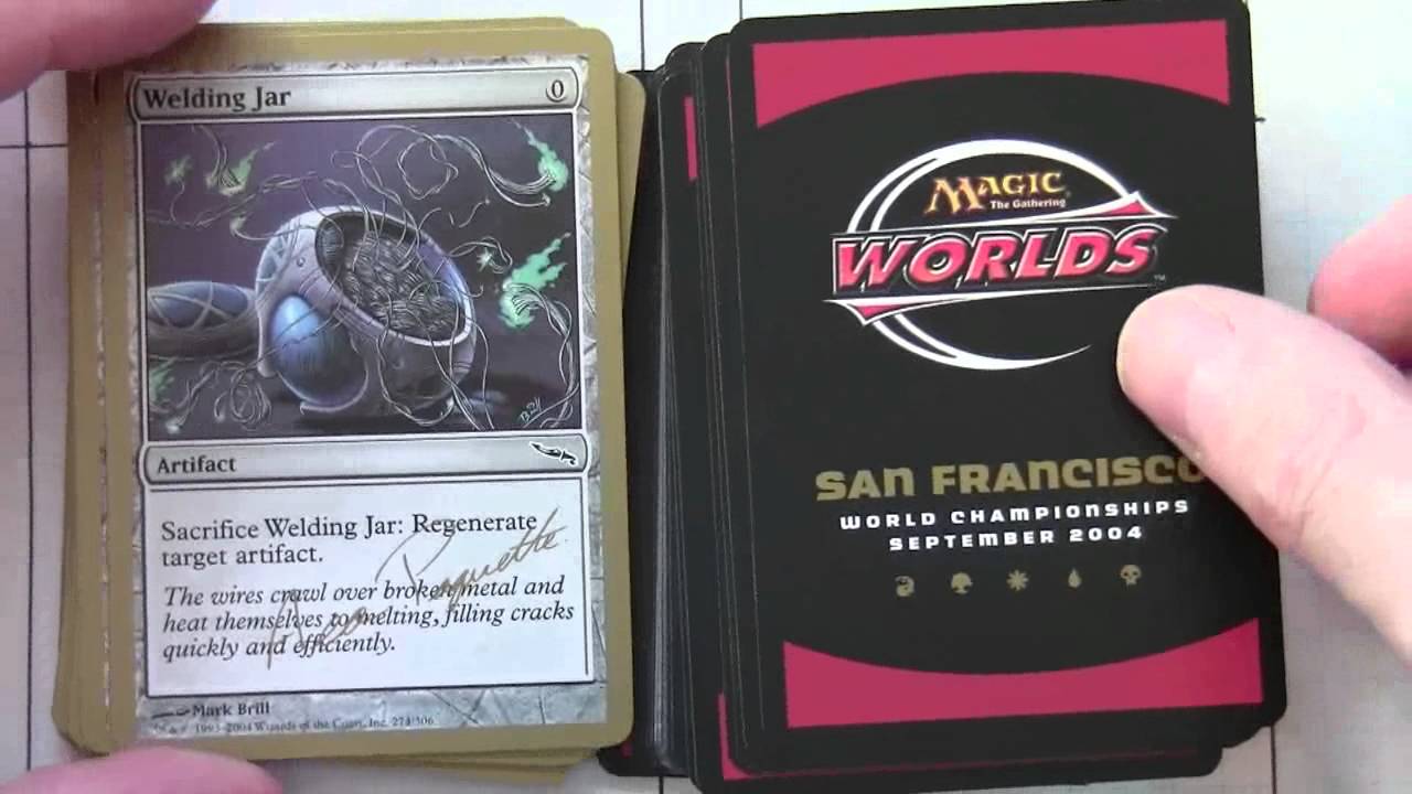 Magic The Gathering Worlds 2004 San Fransisco Decks - Aeo Paquette