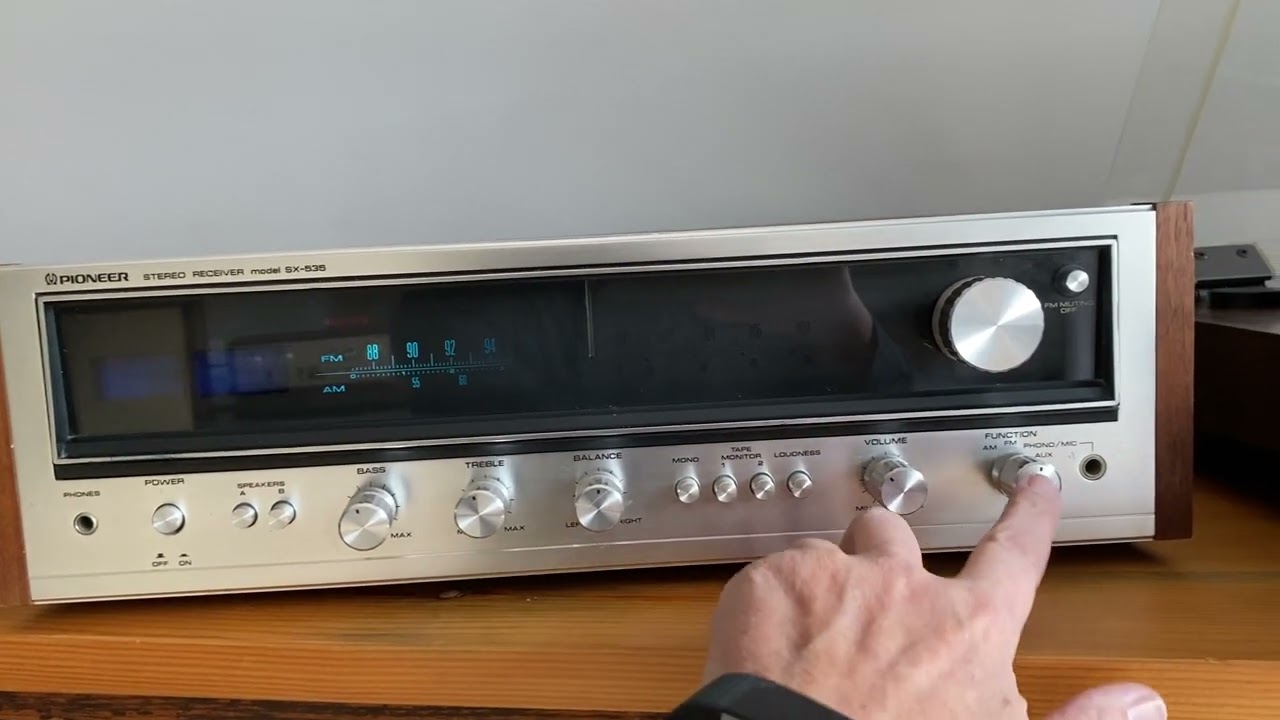 185a/ PIONEER レシーバーアンプ SX-535 ジャンク Pioneer SX-535