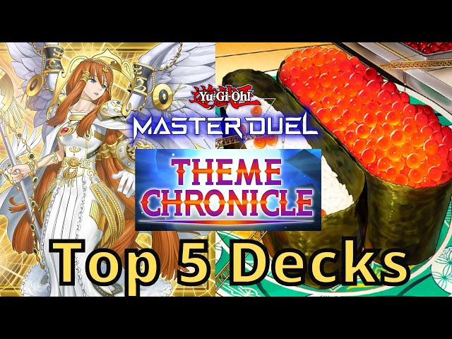 TOP 5 DECKS | Theme Chronicle Festival in Yu-Gi-Oh! Master Duel