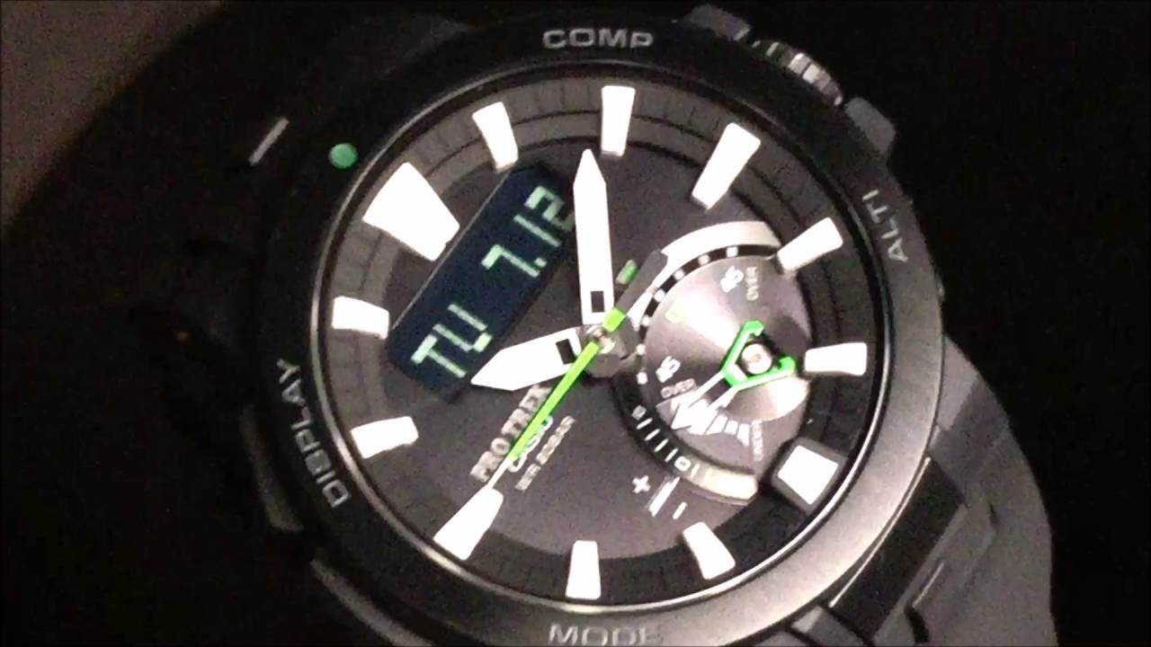 CASIO PRO TREK カシオ プロトレック ソーラー電波腕時計 PRW-7000