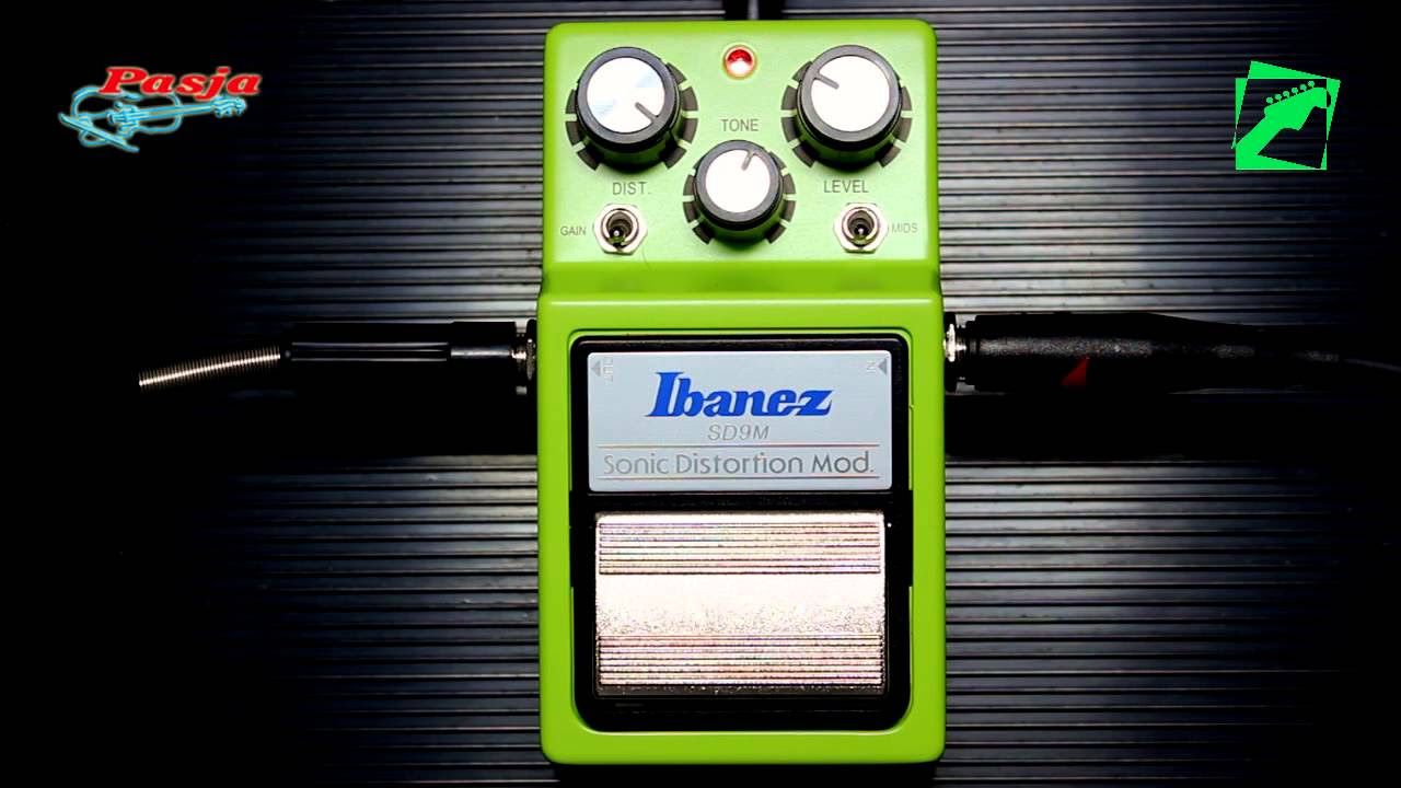 Ibanez SD9M Sonic Distortion Mod - demo, reamping test - YouTube
