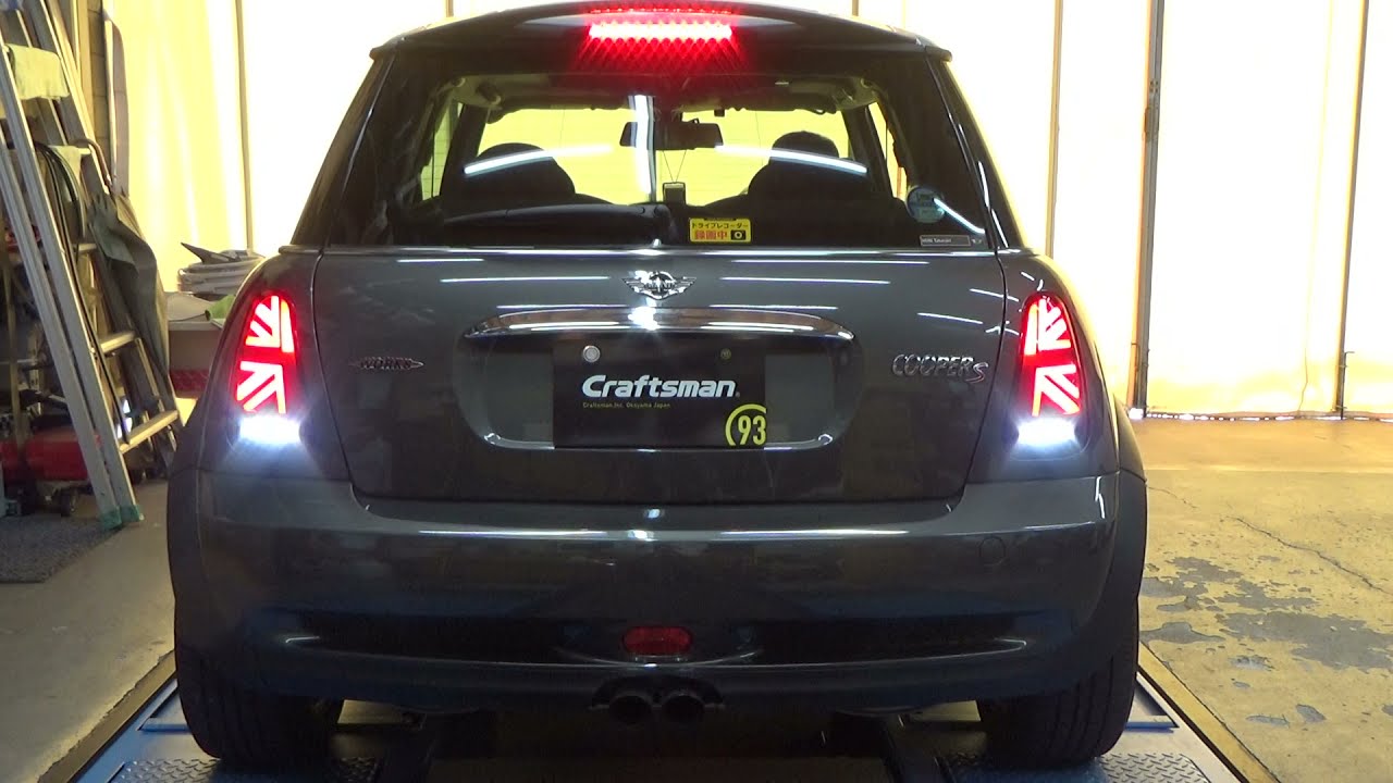 MINIミニR50系ユニオンジャックテールランプ スモーククリア【R50/R53