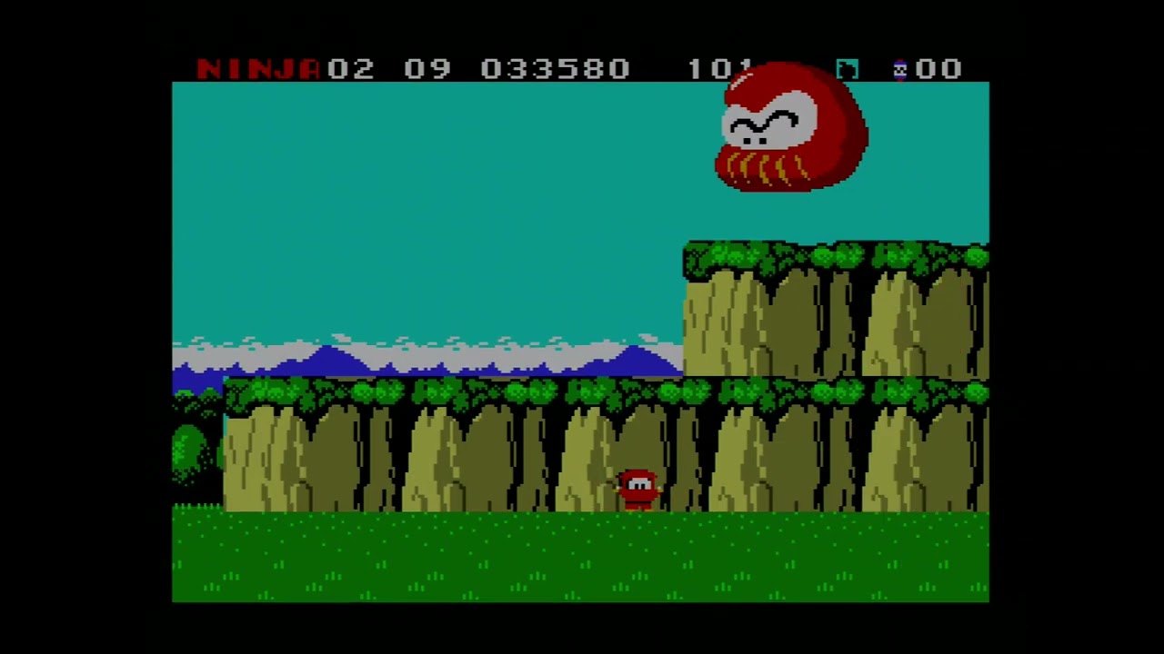 人気アーケードゲームの移植作、MSX2版『忍者くん 阿修羅の章