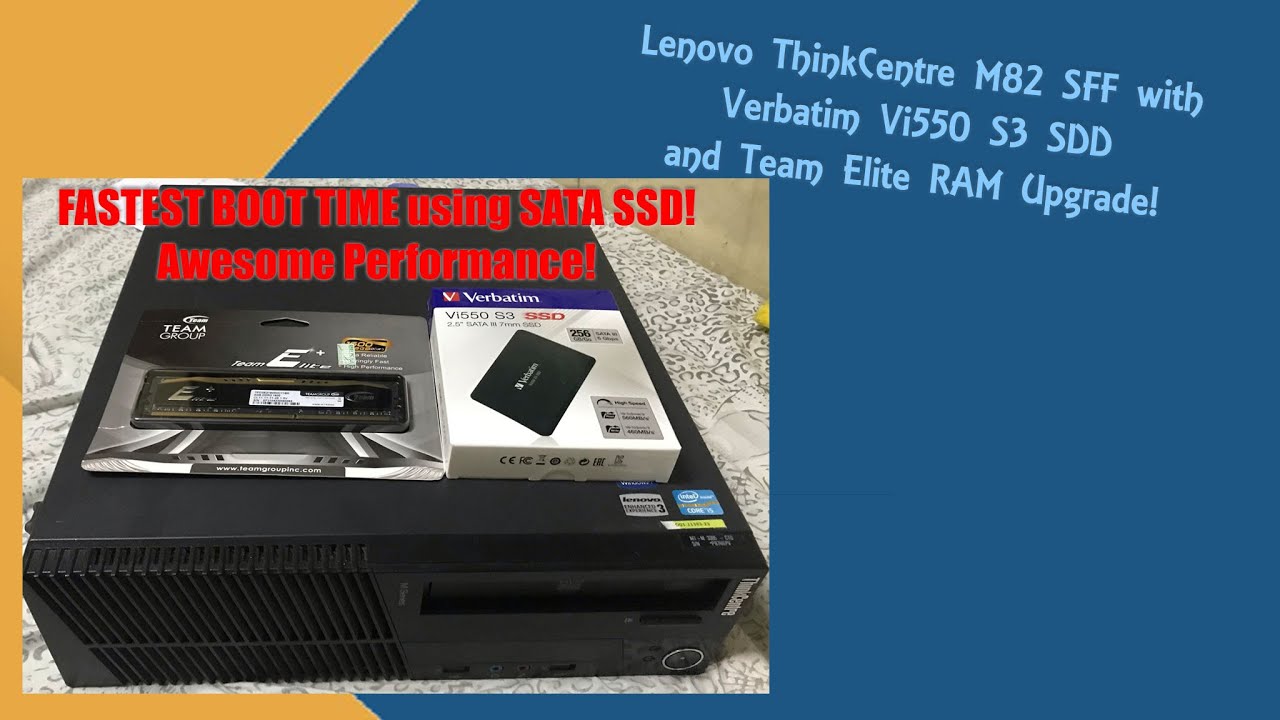 Lenovo ThinkCentre M82 SFF SSD and RAM Upgrade Super Increased