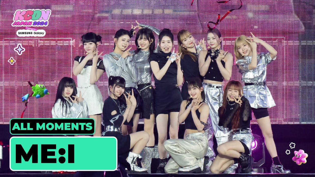 ME:I (미아이) ALL MOMENTS 🎁💚 | KCON JAPAN 2024 - YouTube