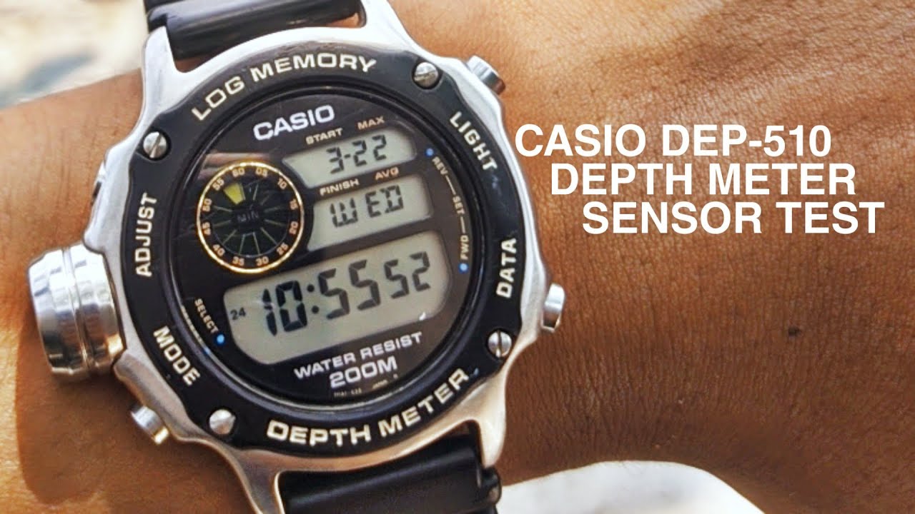 Sensor Test Casio DEP510 Air Divers - YouTube