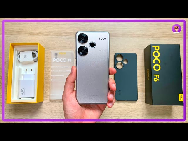 POCO F6 Unboxing and First Look! (Titanium Color) - YouTube