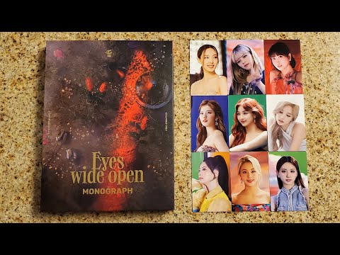 트와이스 (TWICE) Eyes Wide Open Monograph Unboxing - YouTube