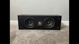 JBL TLX Center1 Home Theater Surround Center Channel Speaker - YouTube