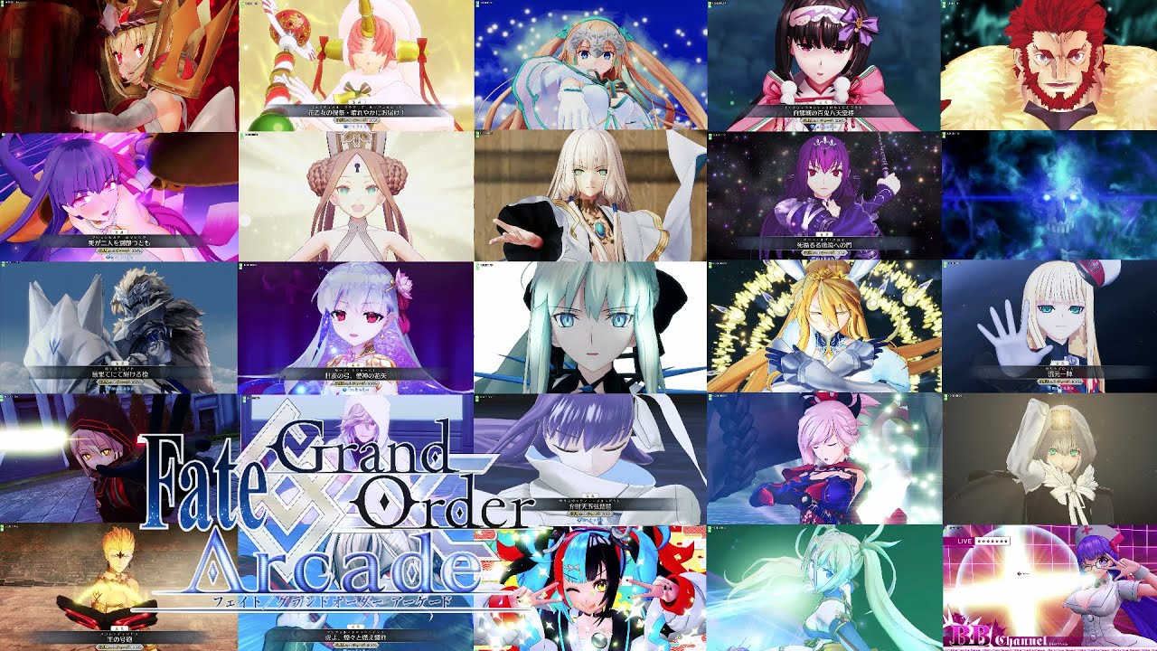 Fate/Grand Order Arcade】2023年最新118騎‼全サーヴァント宝具まとめ
