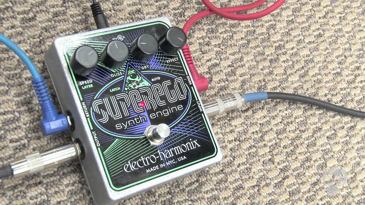 Electro-Harmonix Superego Synth Engine & Crying Tone Wah Demos