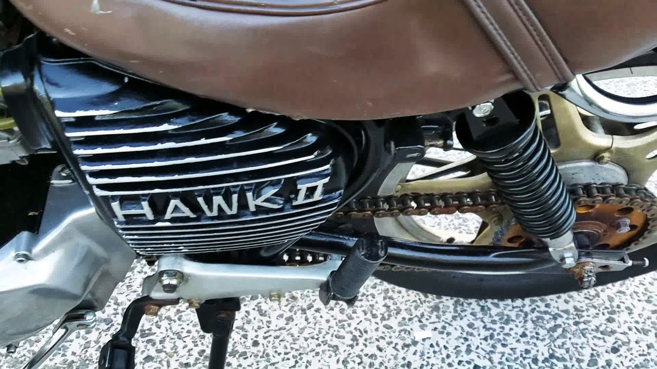 CB400T ホーク2 バブ AGメガホン バブコール 直管 旧車 - YouTube