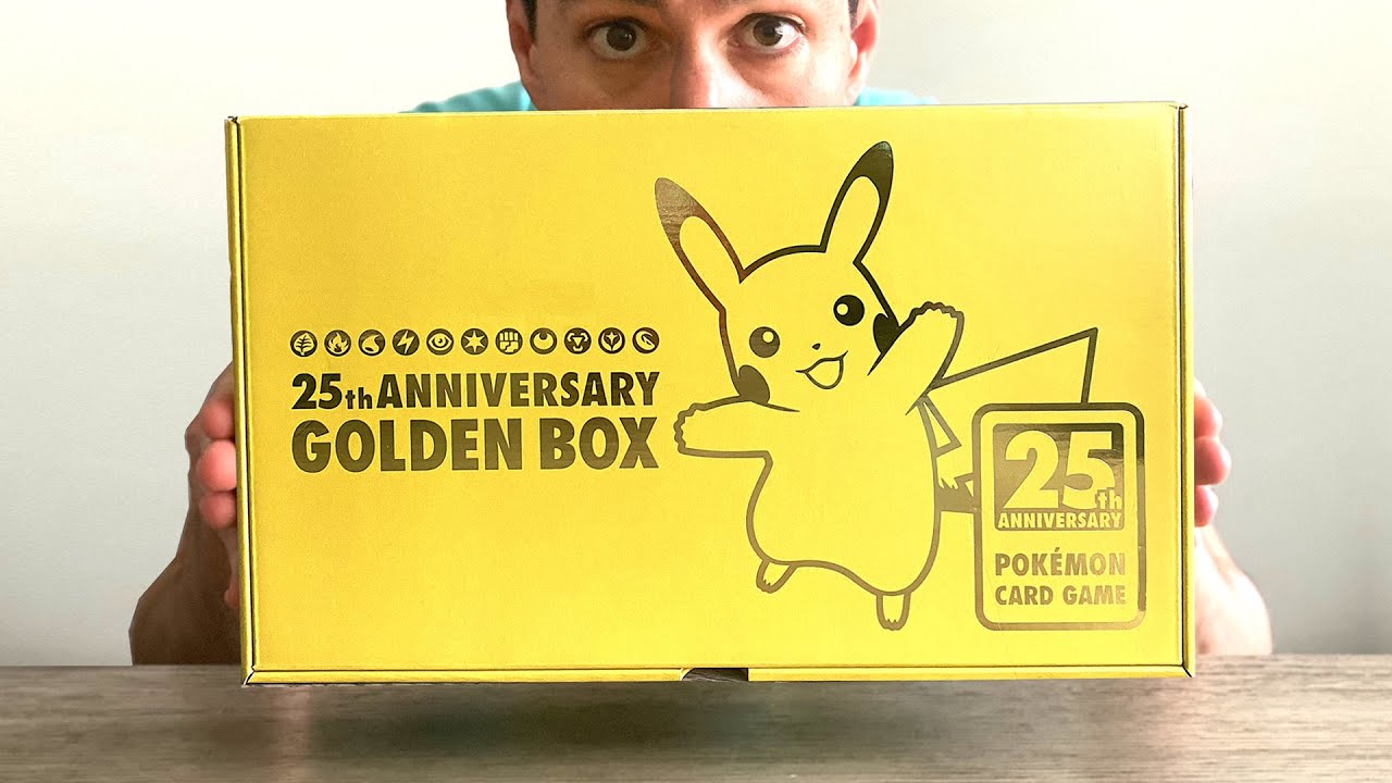THE POKEMON 25TH ANNIVERSARY GOLDEN BOX!* Opening Pokemon Cards