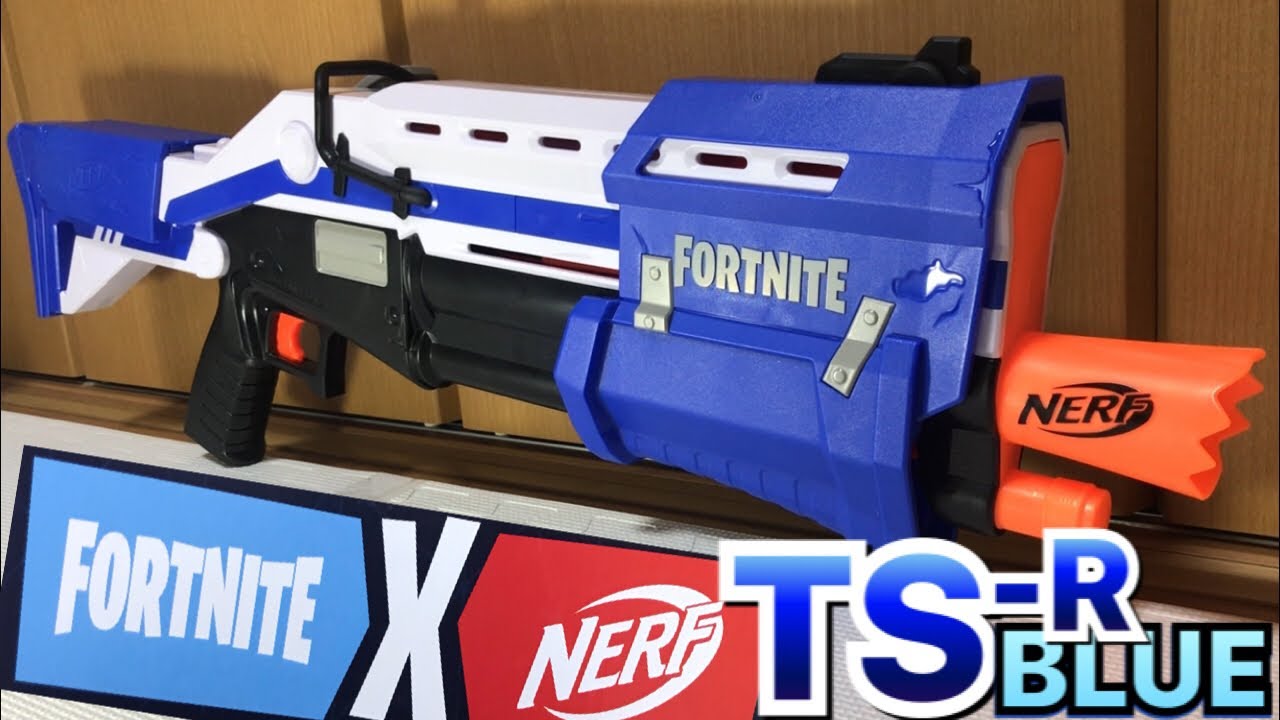 ナーフ×フォートナイト TS-R ブルー メガブラスター ラマターゲット付