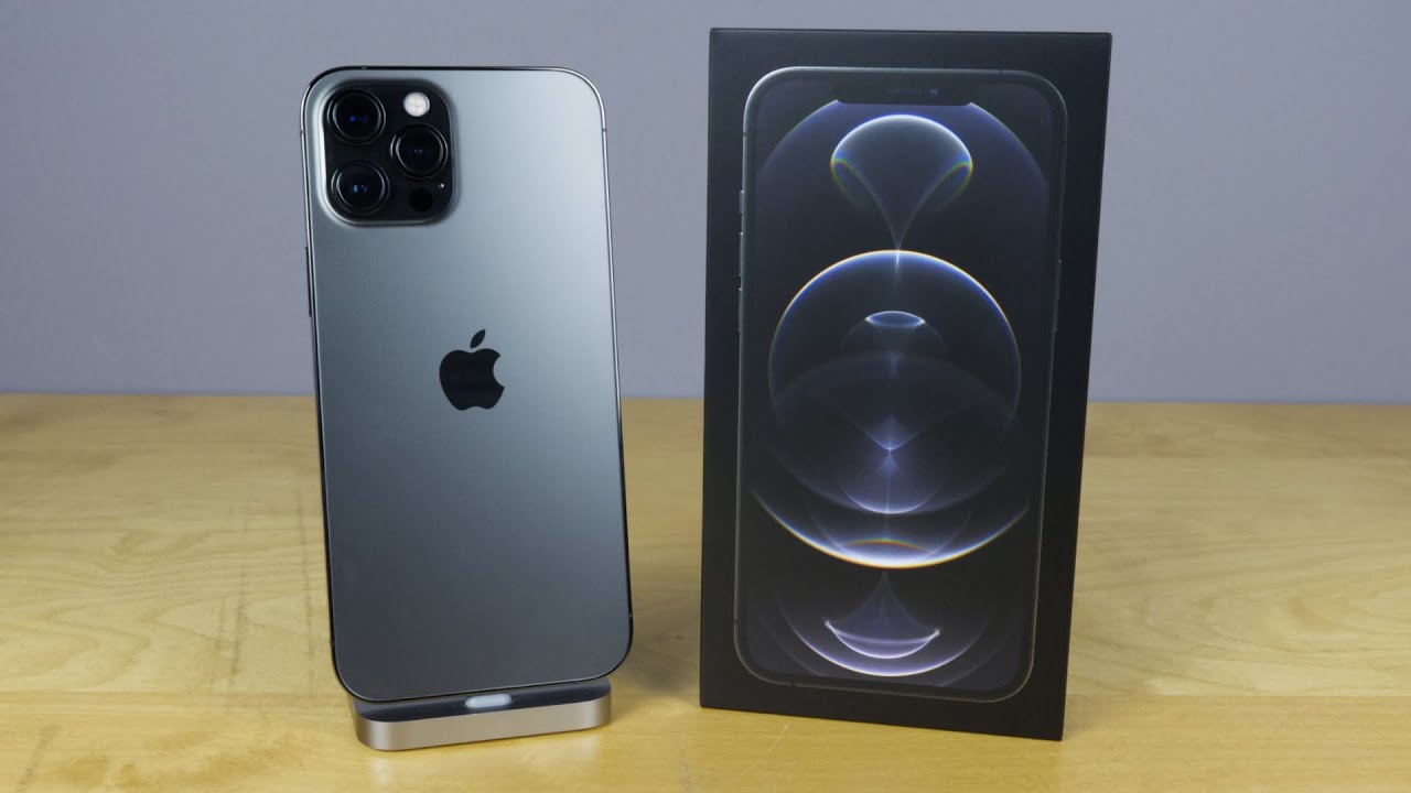 Unboxing iPhone 12 Pro Max Graphite 256gb - YouTube