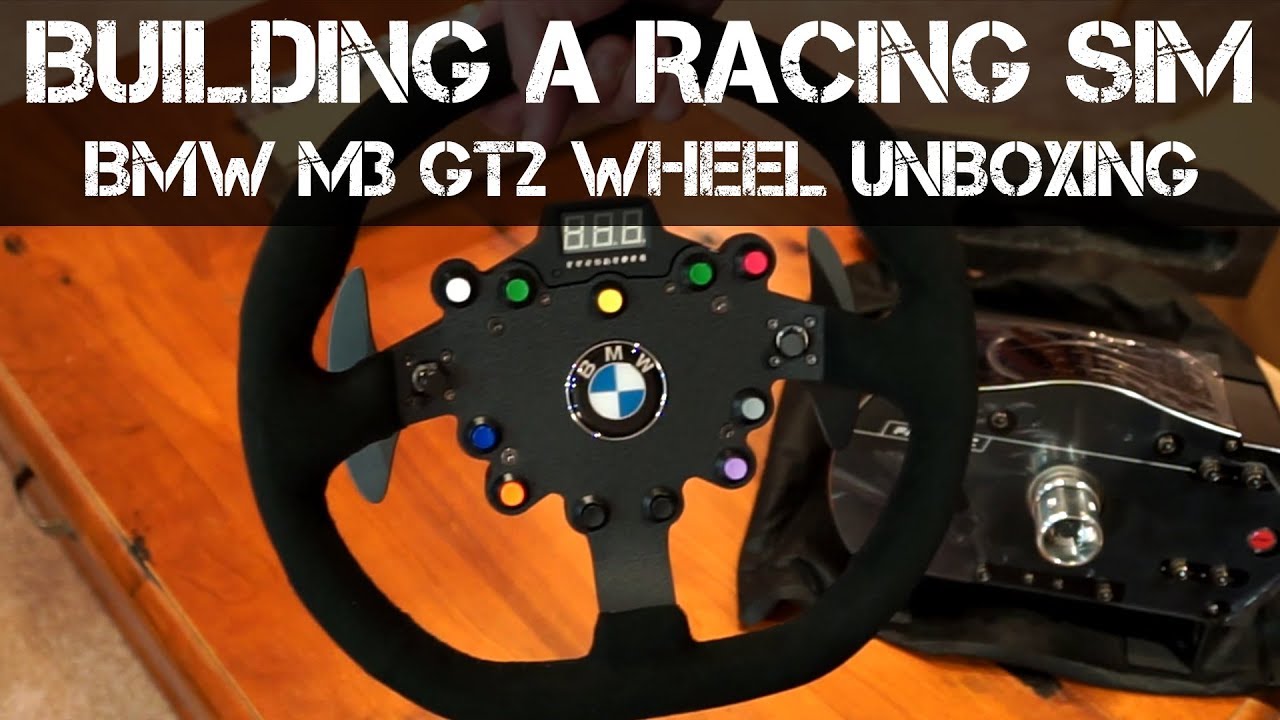 BUILDING A RACING SIM - Fanatec ClubSport BMW M3 GT2 Racing Wheel