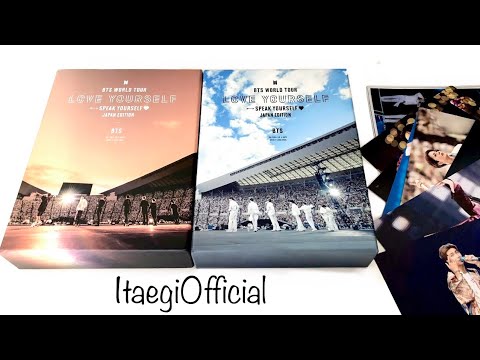 UNBOXING ~ BTS WORLD TOUR LOVE YOURSELF SPEAK YOURSELF JAPAN DVD
