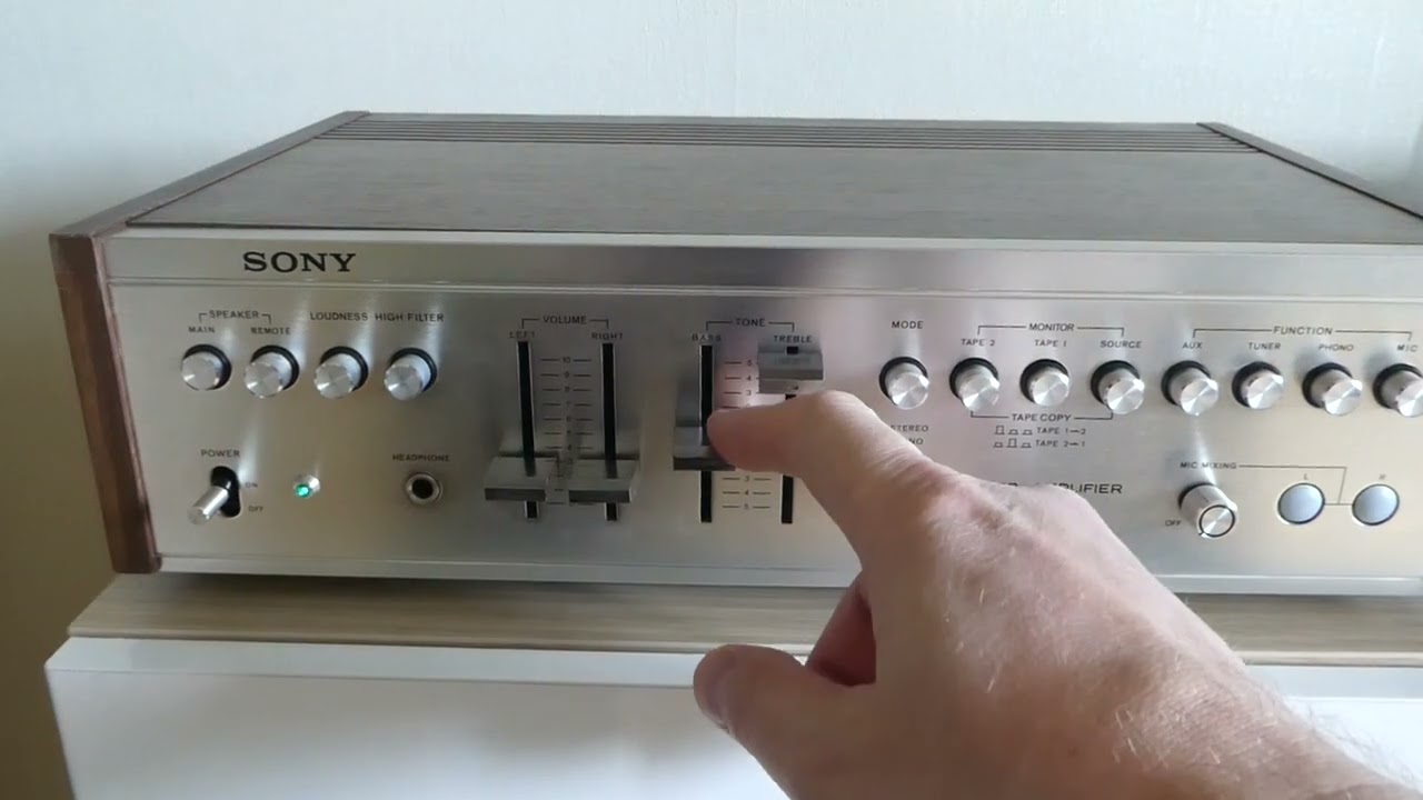 Sony TA-1055A - YouTube