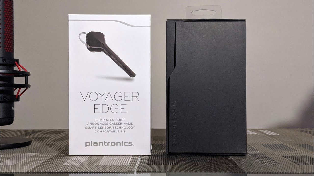 Plantronics Voyager Edge Bluetooth Headset & Charge Dock: Unboxing