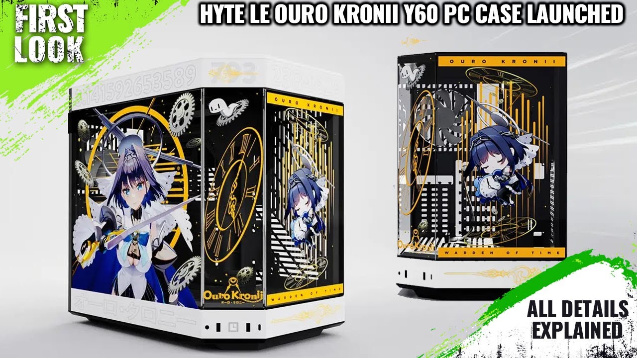 HYTE New Limited Edition Ouro Kronii Y60 PC Case Launched