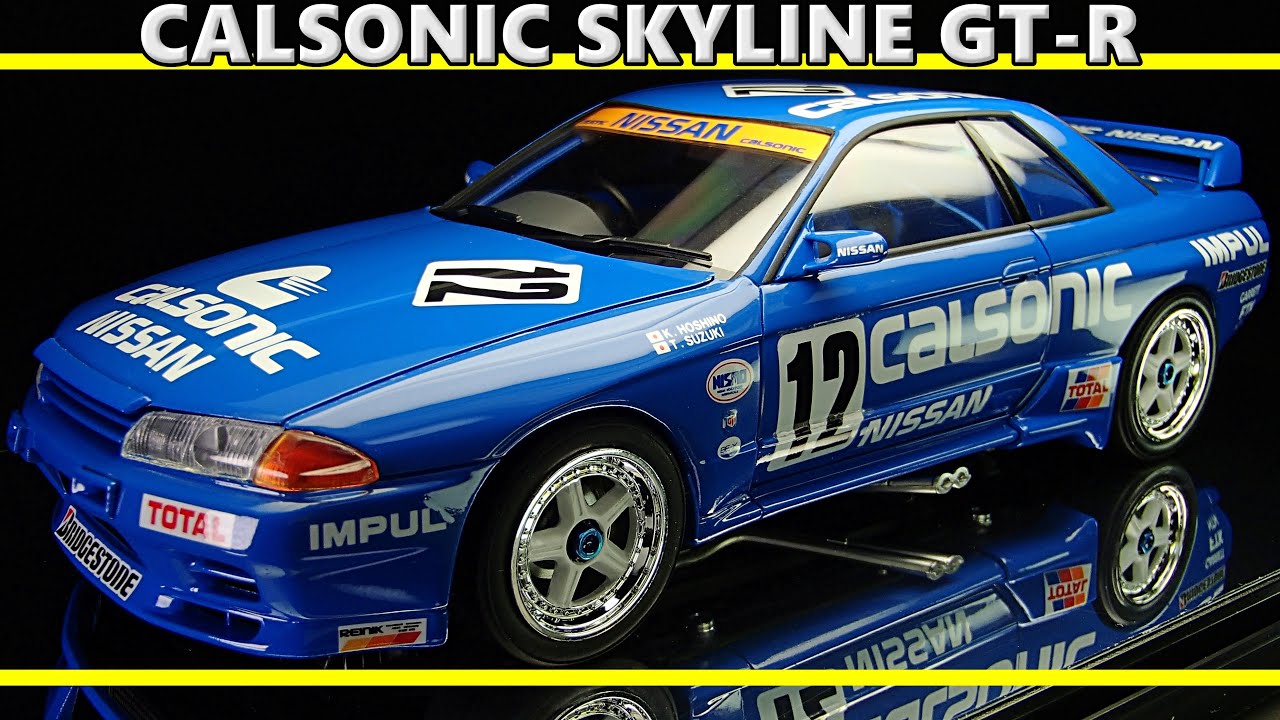 CALSONIC SKYLINE GT-R Gr.A / TAMIYA 1/24 / Scale Model / full