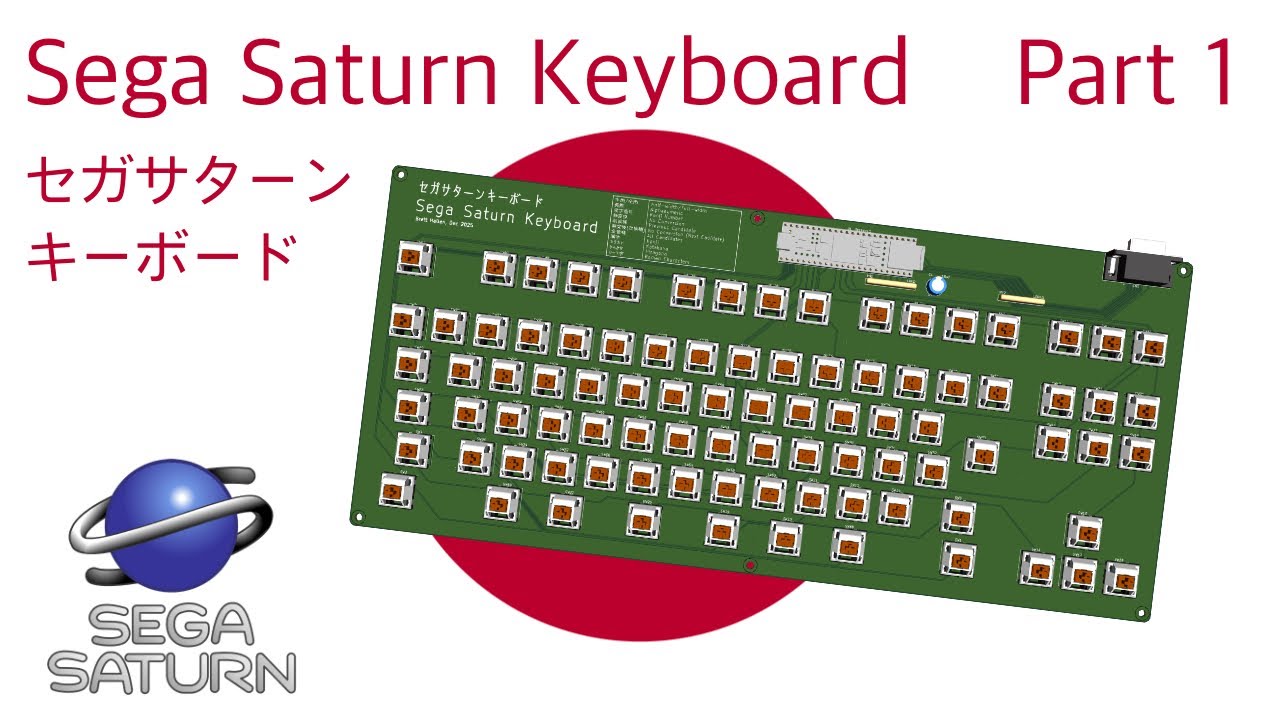 🇯🇵 Sega Saturn Keyboard (セガサターンキーボード): Part 1 (Let's