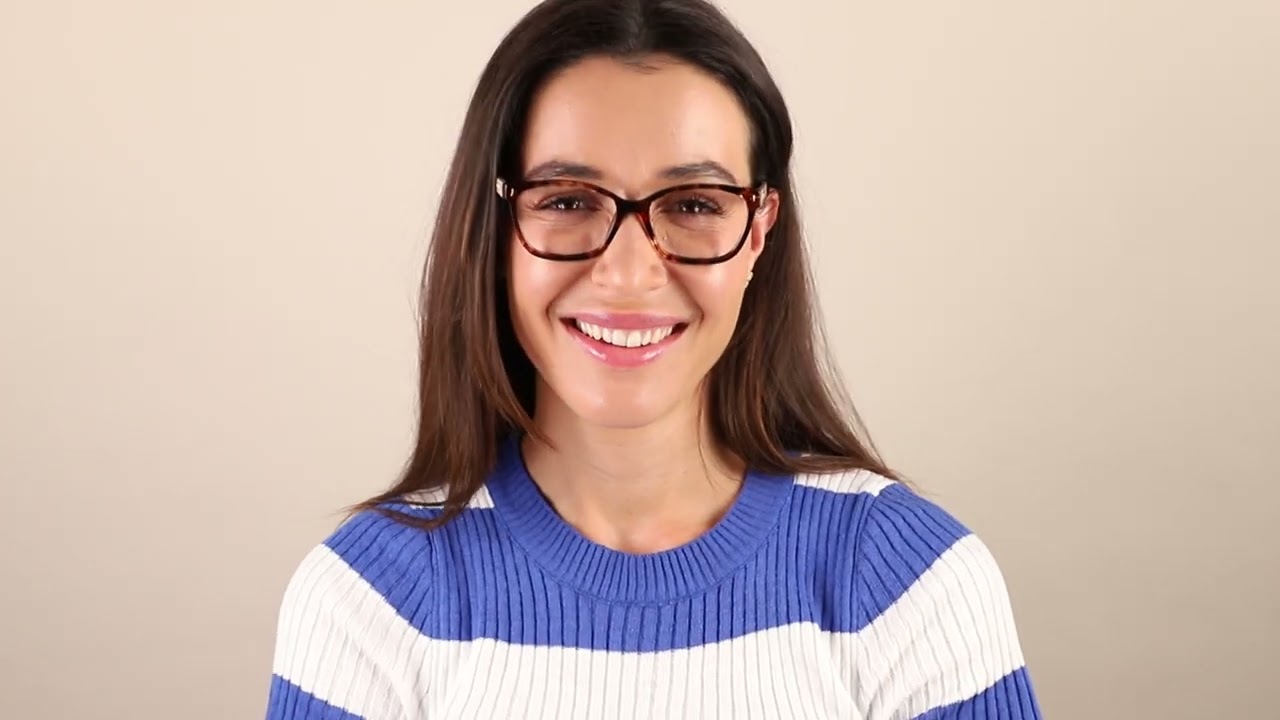 Prada PR 15ZV 07R1O1 Caramel Tortoise Eyeglasses | SmartBuyGlasses US