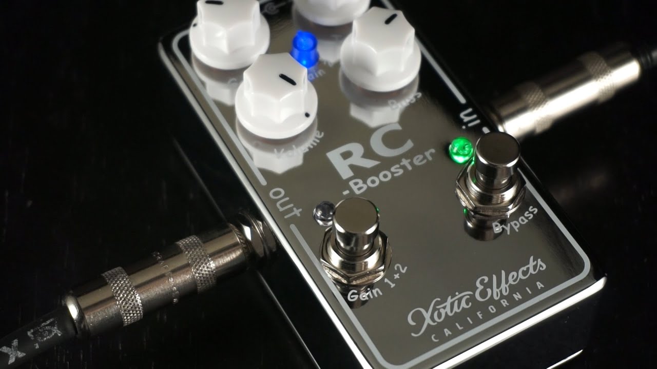 Xotic RCB-V2 RC Booster V2 - 20db+ clean boost and a +- 15db 2