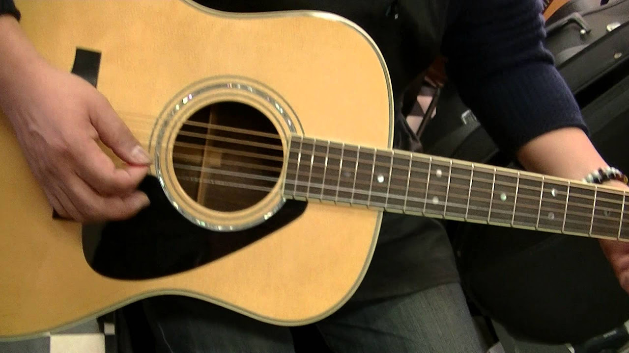 YAMAHA LLー16 オール単板 エボニー指板 - YouTube