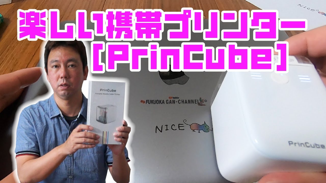 楽しい携帯プリンター［PrinCube］ - YouTube