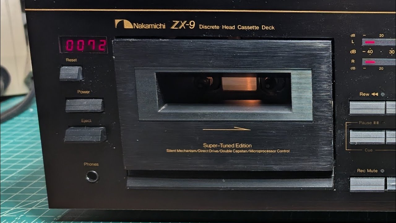 Nakamichi ZX-9 Restoration Part 2: Recapped, Tuned & Performing