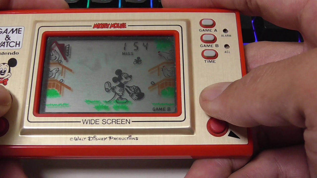 Nintendo Game & Watch Mickey Mouse MC-25 (181129) - YouTube