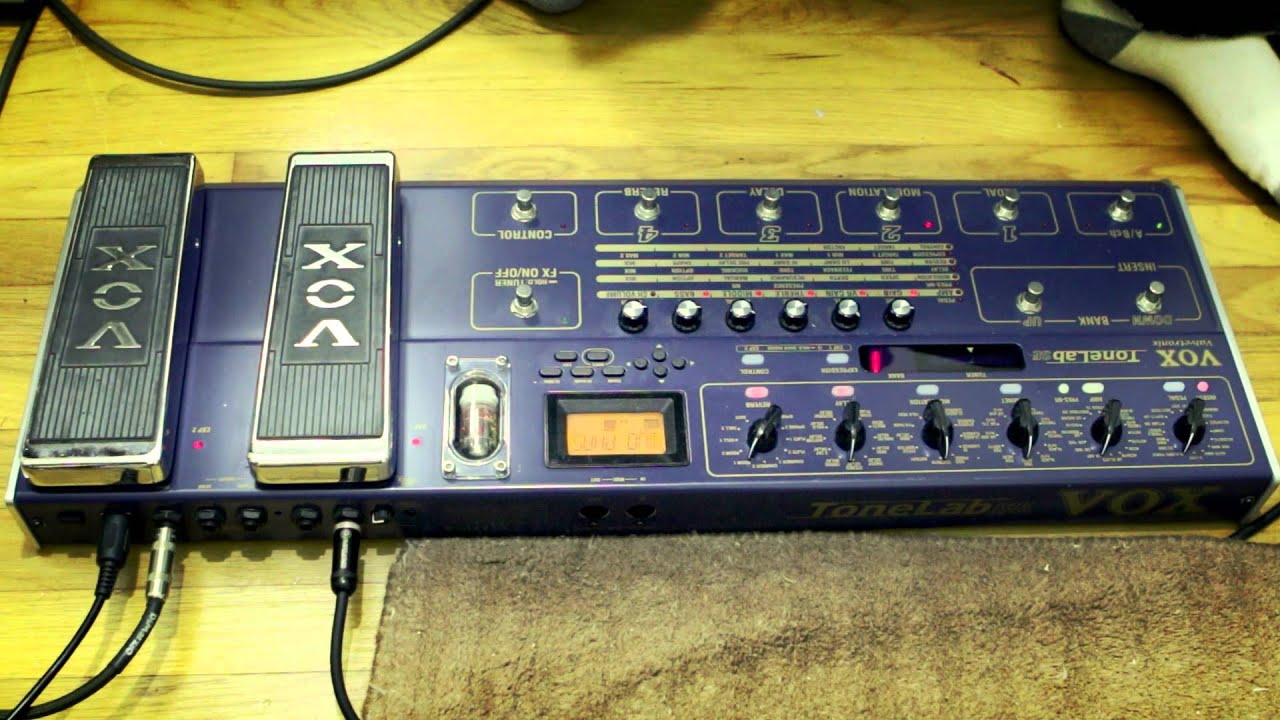 Vox ToneLab SE Tube Driven Modeling Floorboard Processor - YouTube