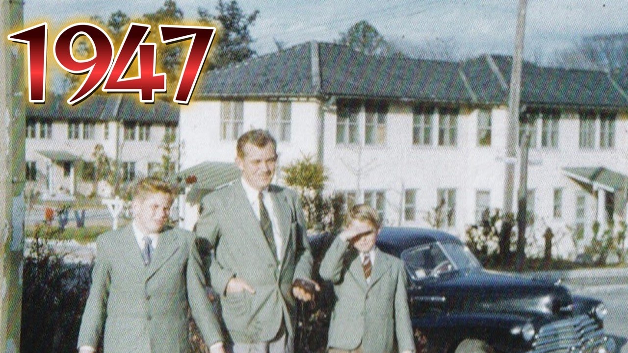 昭和22年 代々木が米軍の住宅地だった頃 - YouTube