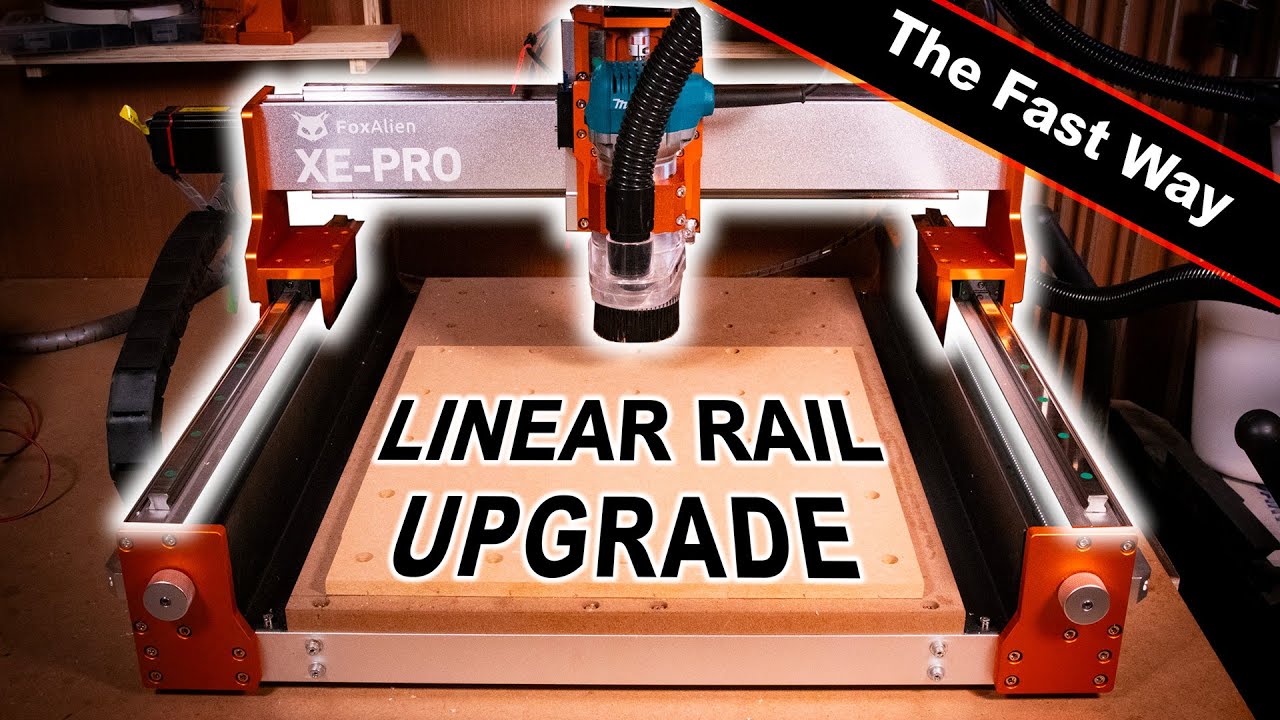 CNC Router Machine XE-PRO with XY Linear Rails Upgrade Kit