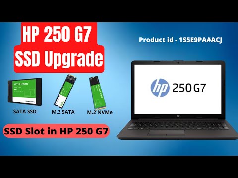 SSD Slot in HP 250 G7 || SSD Upgrade in HP 250 G7 #ssdslots