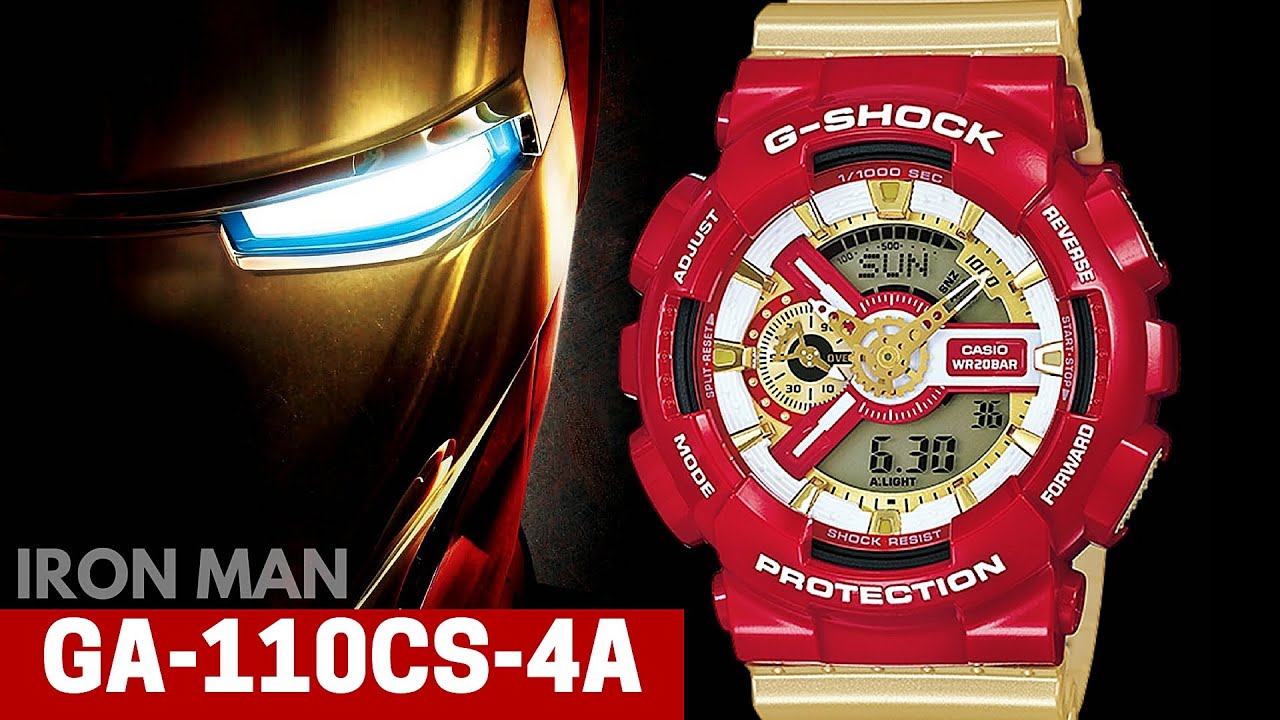 CASIO G-Shock IronMan GA-110CS-4A Crazy Colors Limited Model - YouTube