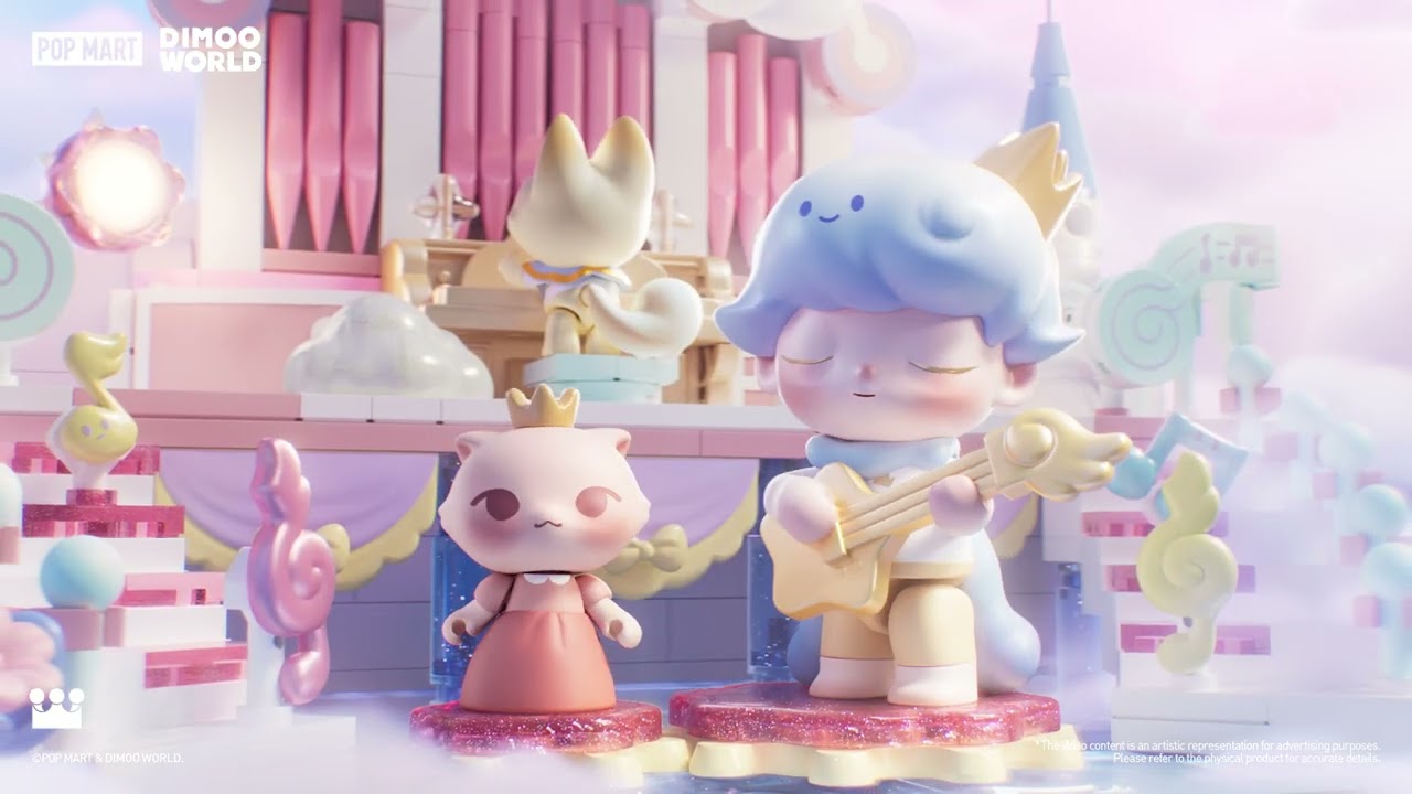 POP MART | DIMOO Dream Melody Series Blocks - YouTube