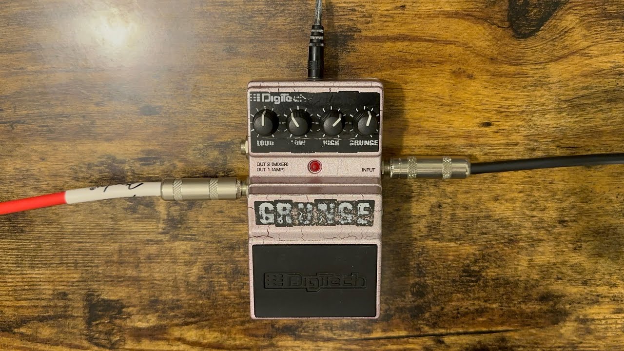 エレキチェロによるエフェクター検証Vol.25 DigiTech 「GRUNGE」 - YouTube