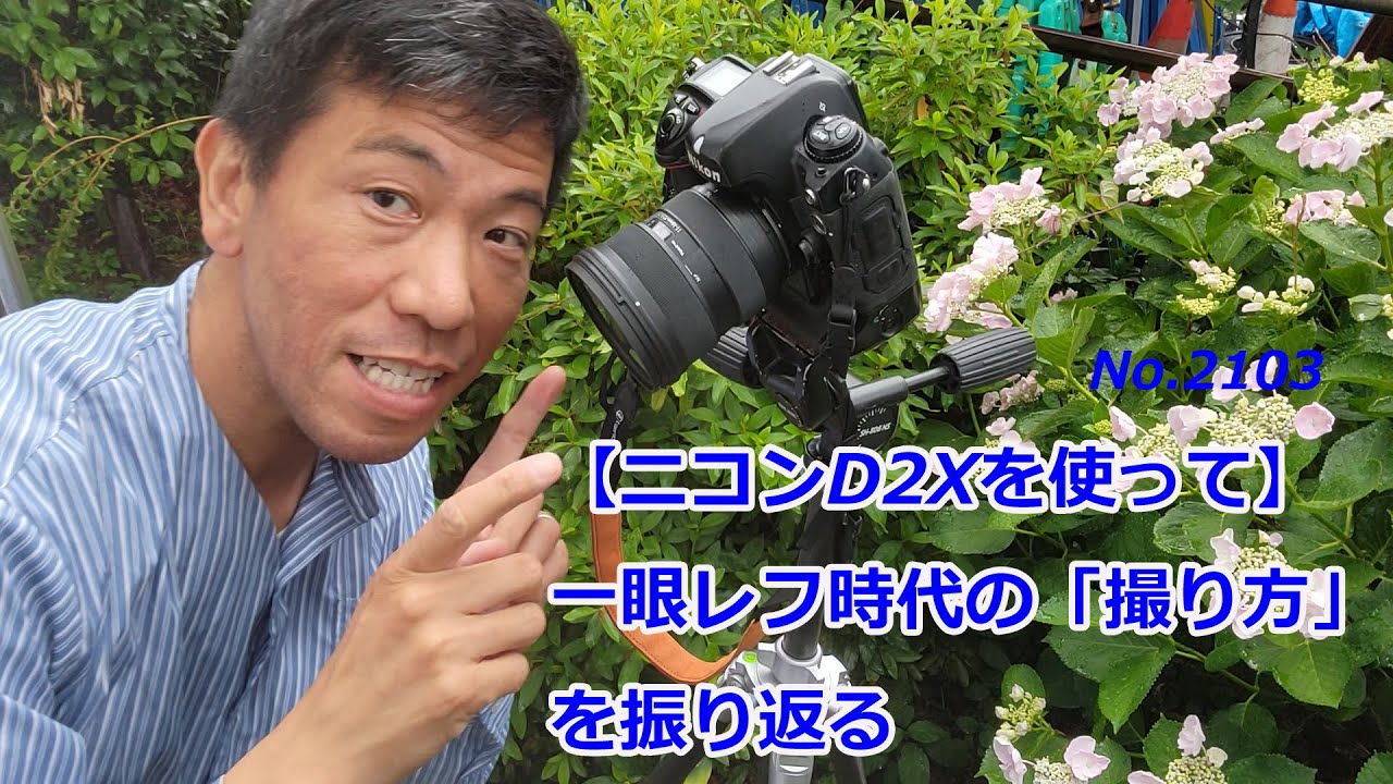 ニコンD2Xを使って】一眼レフ時代の撮影を思い出す（動画No.2103