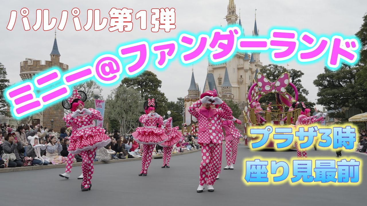 TDL パルパル第1弾 ミニー＠ファンダーランド プラザ3時座り見最前