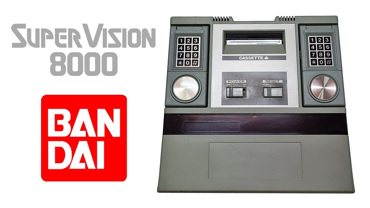 Bandai Super Vision 8000 (6 Games) - YouTube