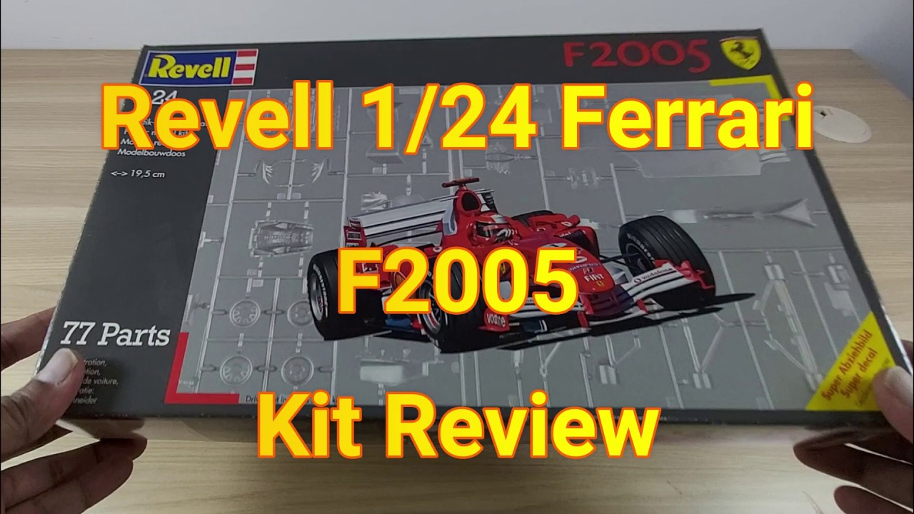 Ferrari F2005 1/24 Revell F1 Car Kit Review - YouTube